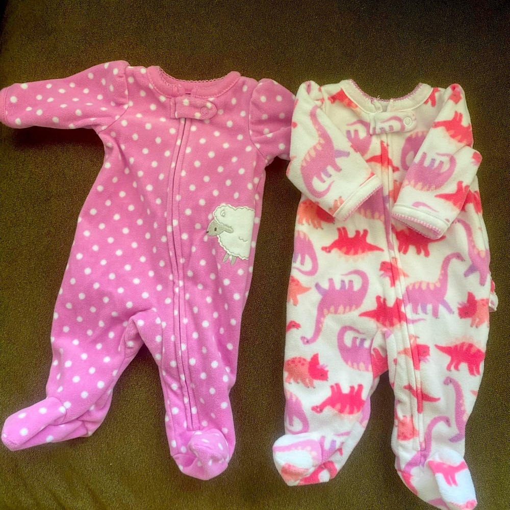 Preemie fleece sleeers